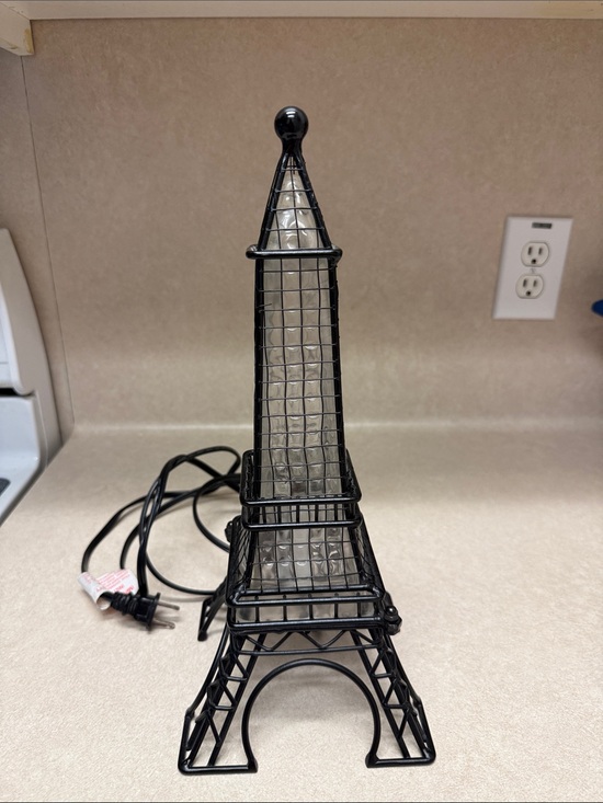 Other - Eiffel Tower Wire Table Lamp - Black